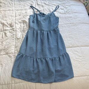 Blue Sleeveless Women’s Dress